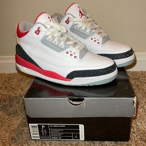 Nike Air Jordan 3 Retro. New, never worn. Size 7.5.